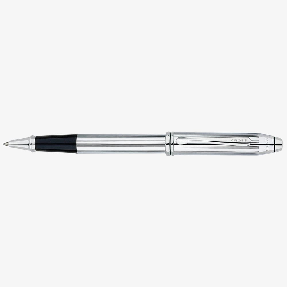 Cross Townsend Lustrous Chrome Rollerball Pen AT535