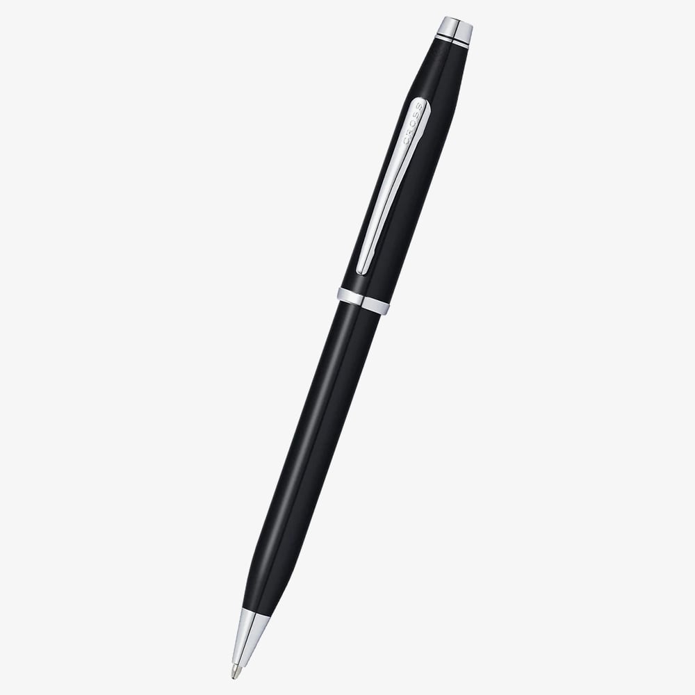 Cross Century II Black Lacquer Ballpoint Pen AT0082WG-157