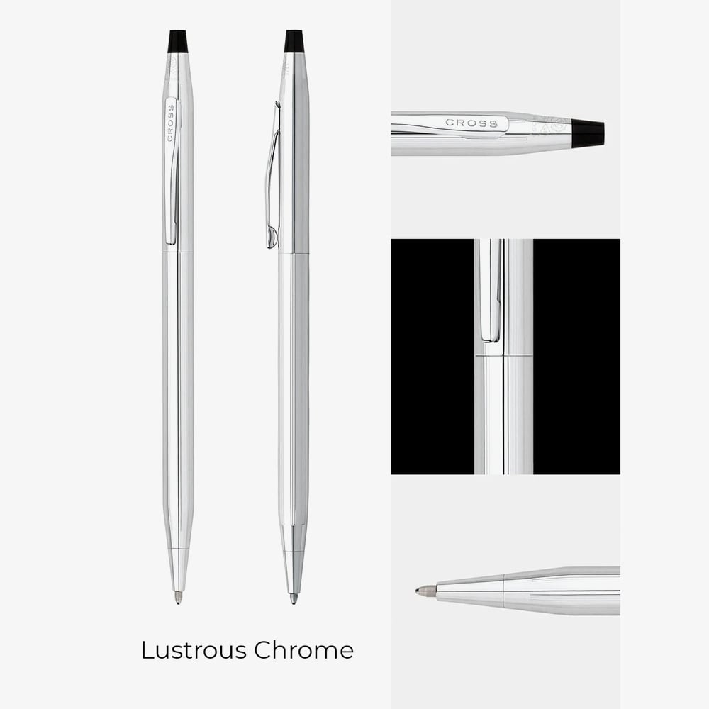 Cross Classic Century Lustrous Chrome Ballpoint Pen AT3502