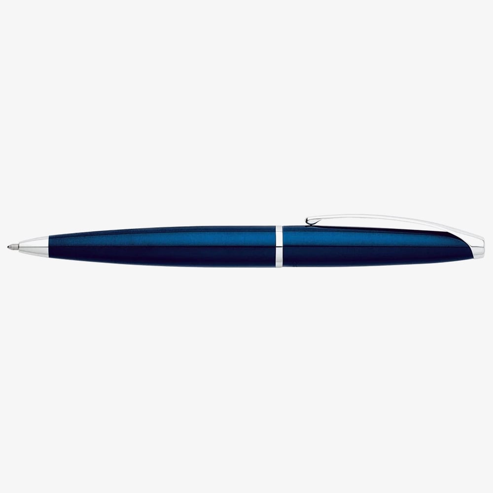 Cross ATX Translucent Blue Lacquer Ballpoint Pen AT882-37