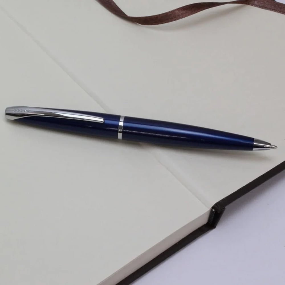 Cross ATX Translucent Blue Lacquer Ballpoint Pen AT882-37