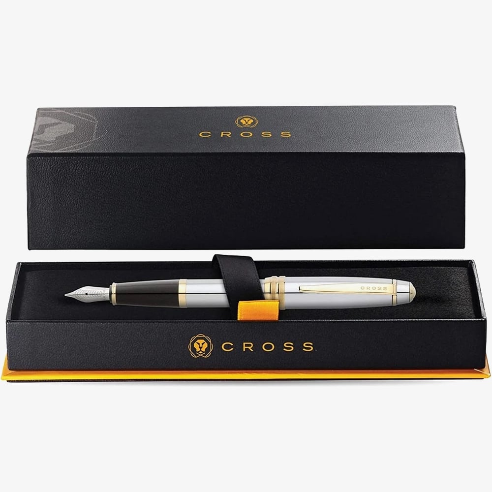 Cross Bailey Medalist Stainless Steel Medium Nib Fountain Pen AT0456-6MS
