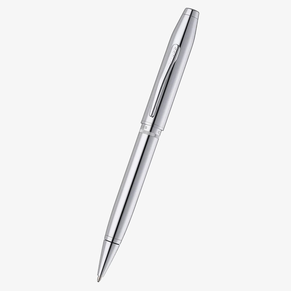 Cross Foundry Polished Chrome Ballpoint Pen AT0812-1
