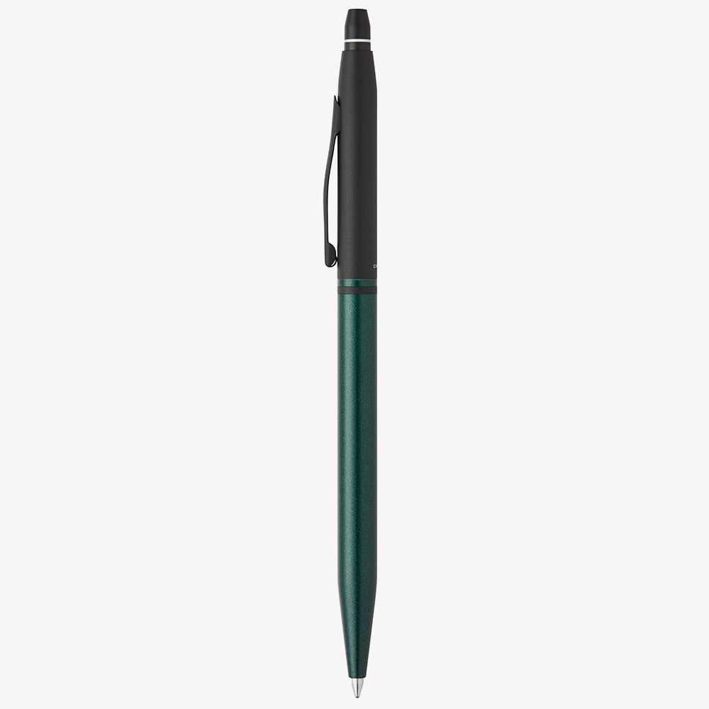 Cross Click Tuxedo Satin Metallic Green Ballpoint Pen AT0622-126