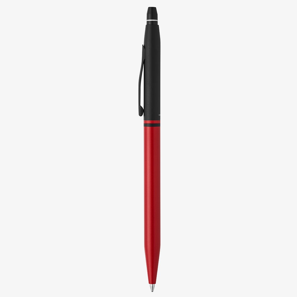 Cross Click Tuxedo Satin Metallic Red Ballpoint Pen AT0622-125