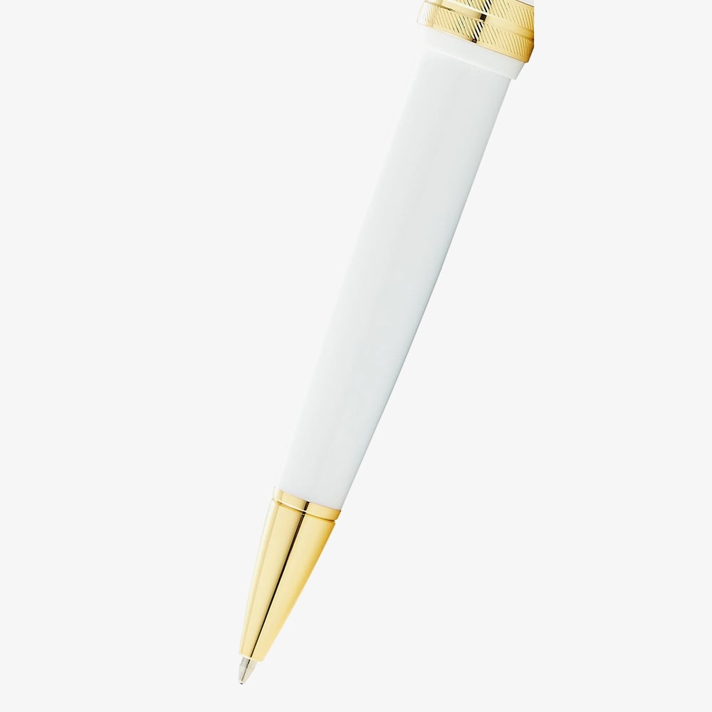 Cross Bailey Light White Resin & Gold Tone Ballpoint Pen AT0742-10