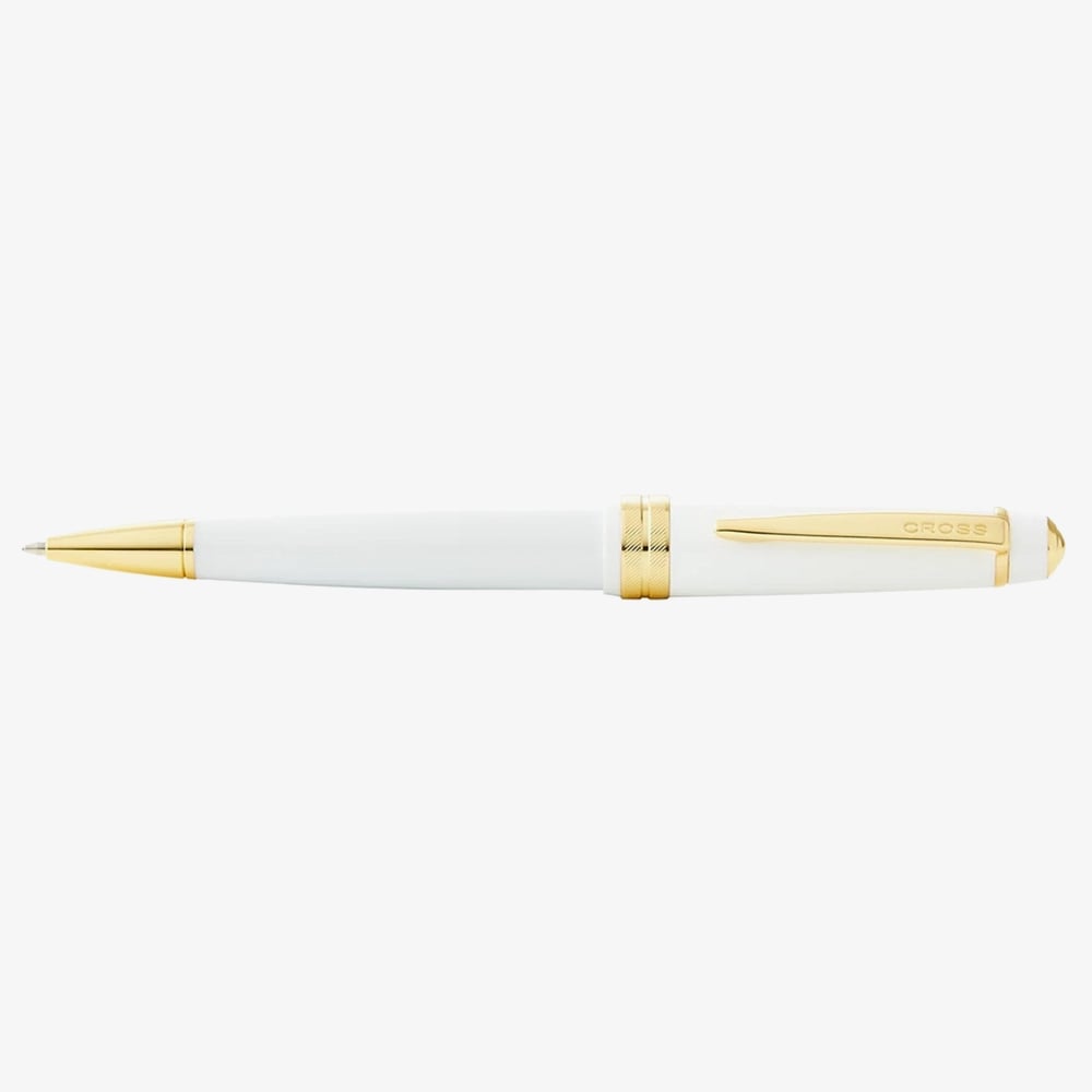 Cross Bailey Light White Resin & Gold Tone Ballpoint Pen AT0742-10