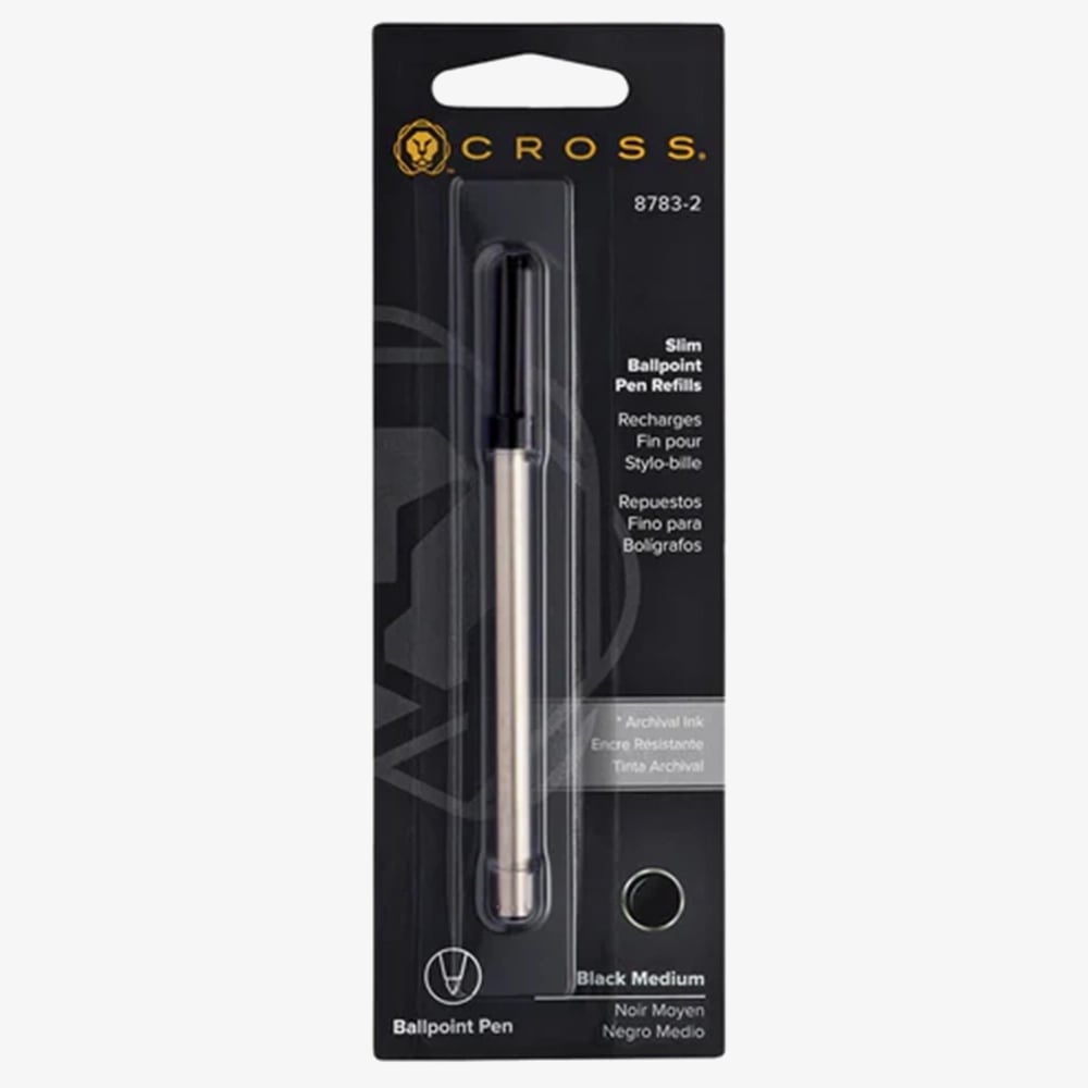 Cross Slim Ballpoint Black Pen Refill AT8783-2
