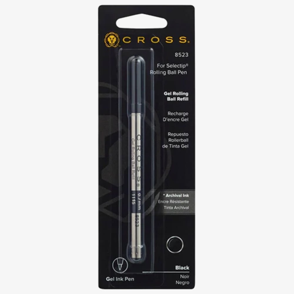 Cross Selectip Gel Rollerball Black Pen Refill AT8523