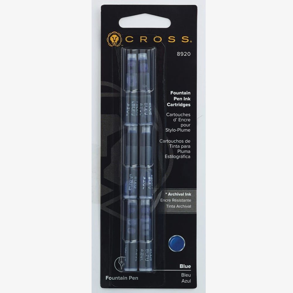 Cross Fountain Pen Blue Ink Cartridge AT8920