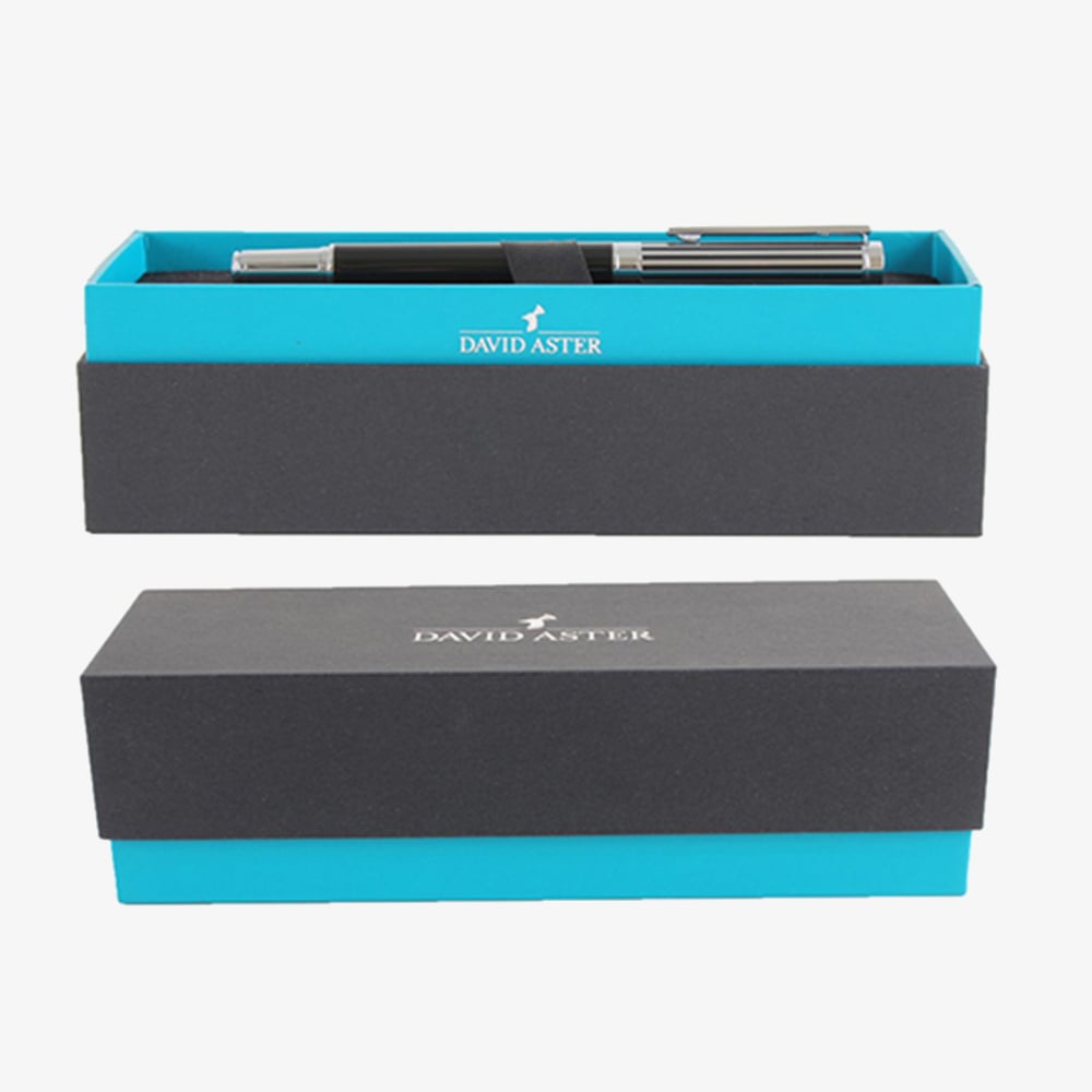 Black Lined Fountain Pen P-11