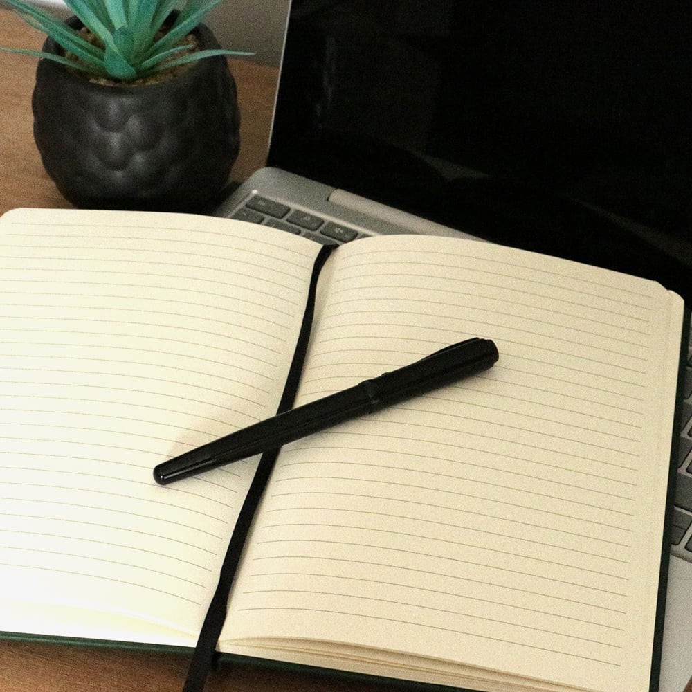 Green Bee Embossed A5 Notebook NB-06