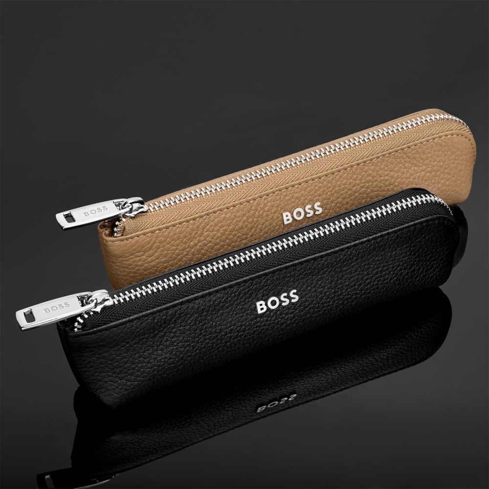 BOSS Classic Black Small Pen Case HLS417A