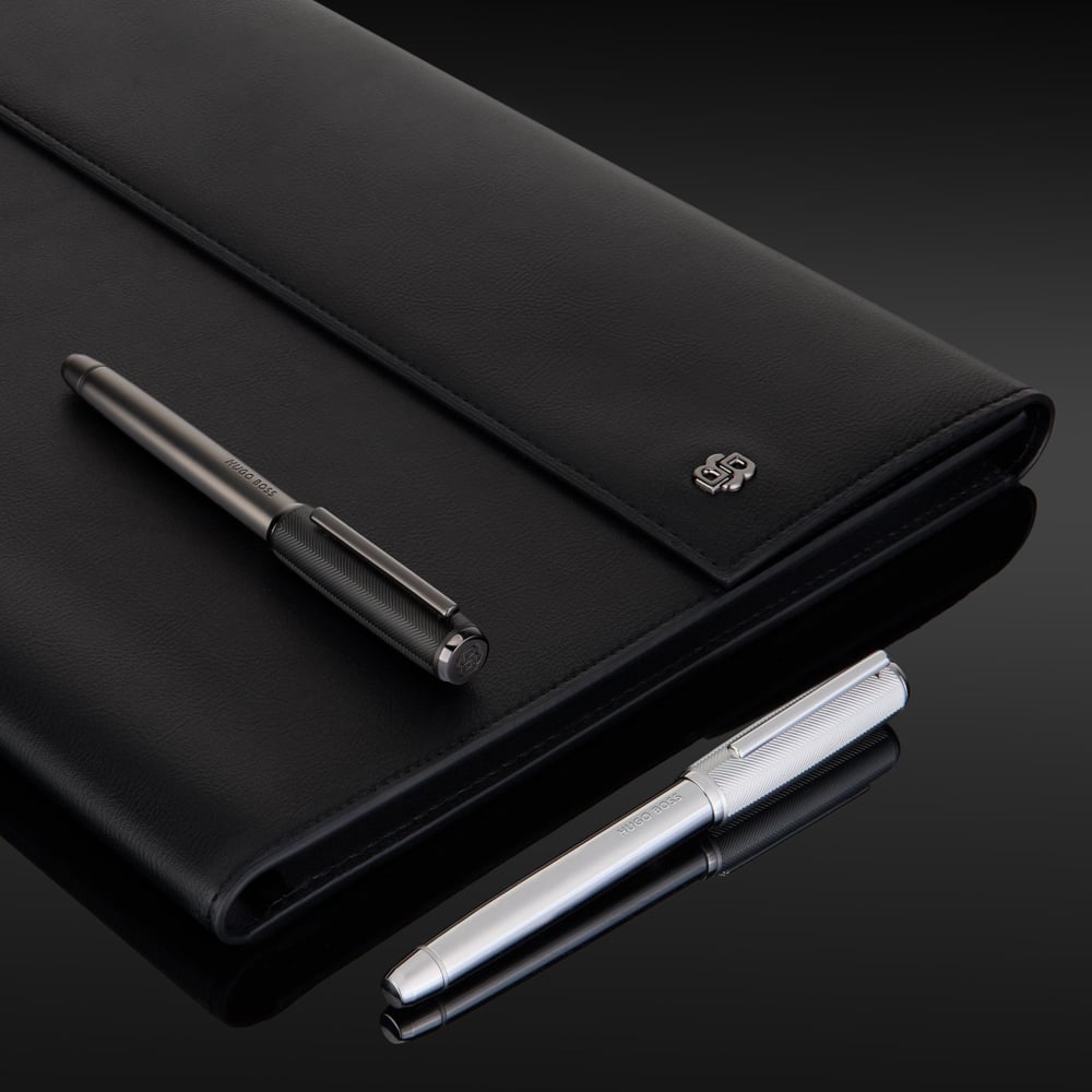 BOSS Pace Chrome Fountain Pen HSL5652B