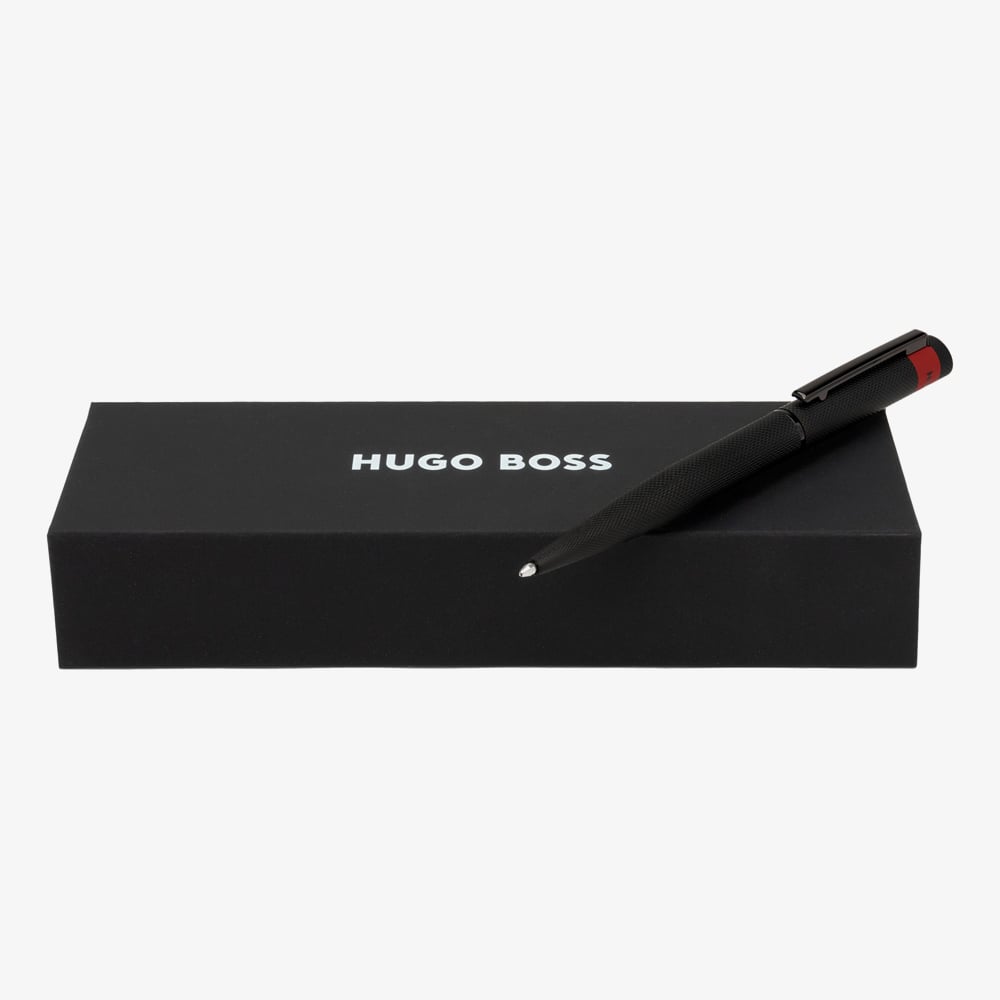 BOSS Loop Diamond Black Ballpoint Pen HSW3674A