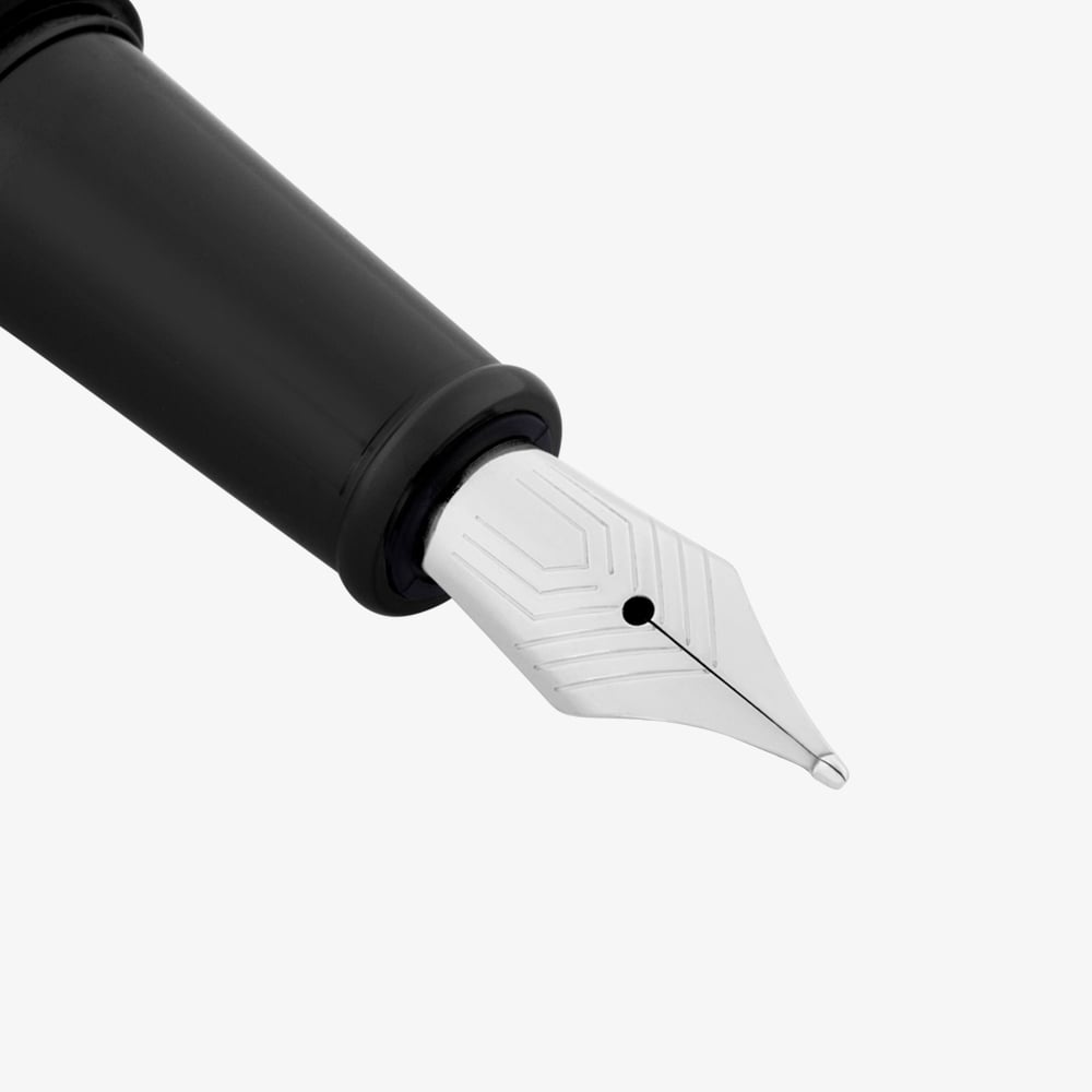 BOSS Contour Bauhaus Black Fountain Pen HSM6432A