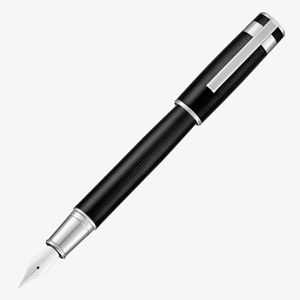 BOSS Arche Horizon Black Fountain Pen HSP6542A