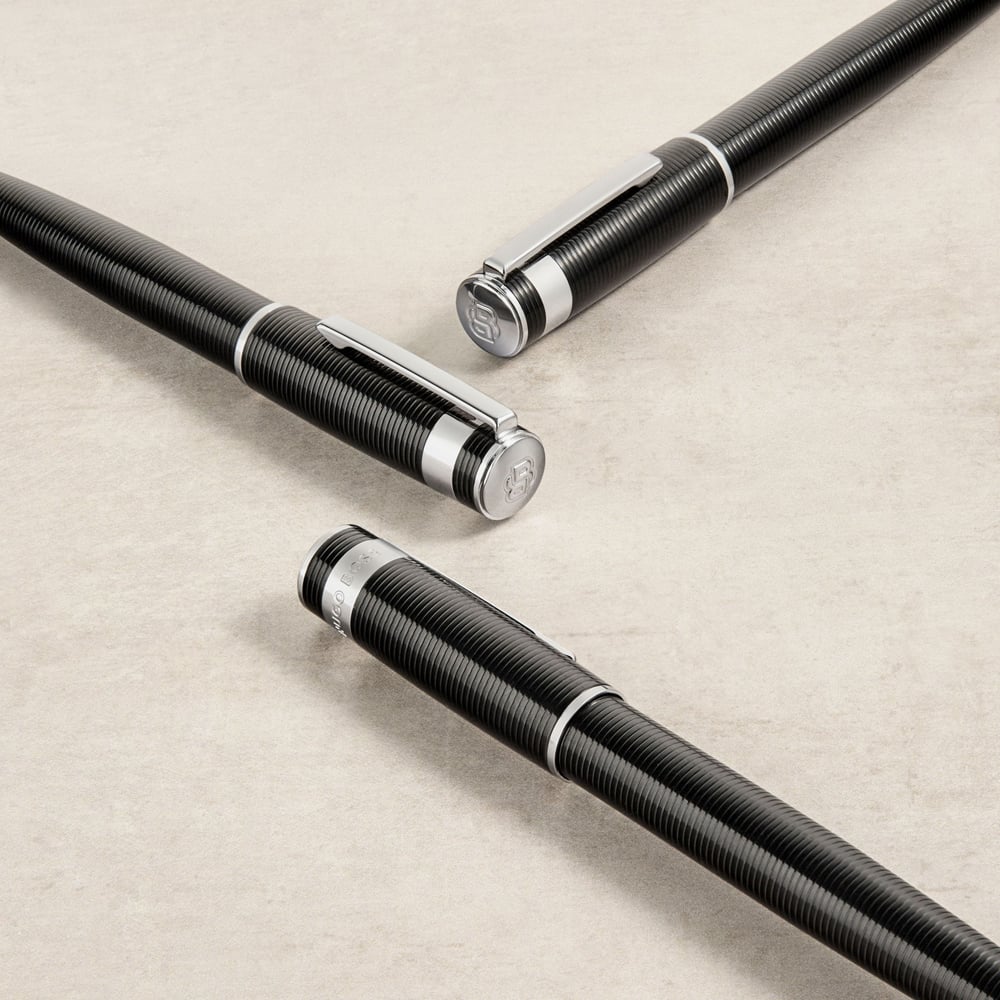 BOSS Arche Horizon Black Ballpoint Pen HSP6544A