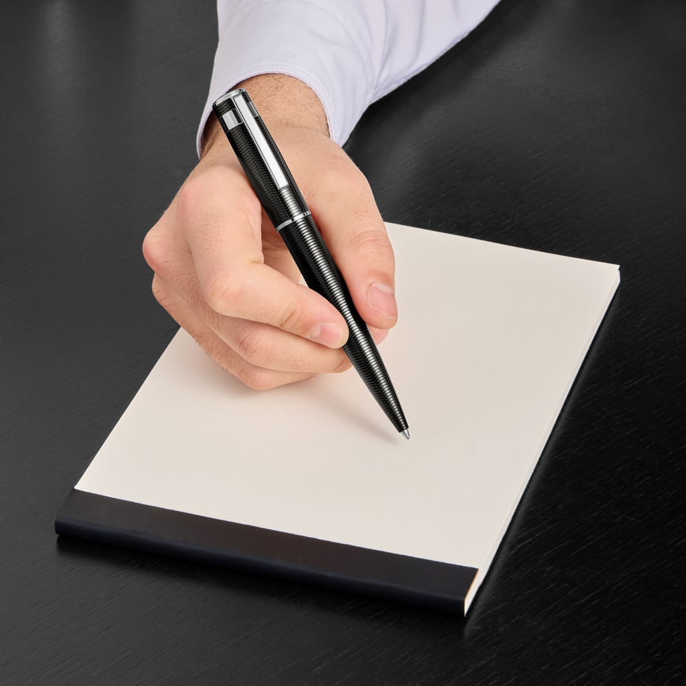 BOSS Arche Horizon Black Ballpoint Pen HSP6544A