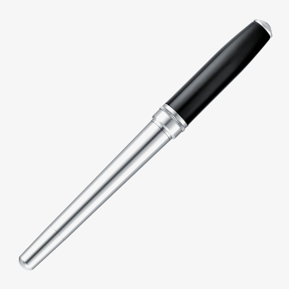 BOSS Essential Classic Black & Chrome Fountain Pen HSN6872A