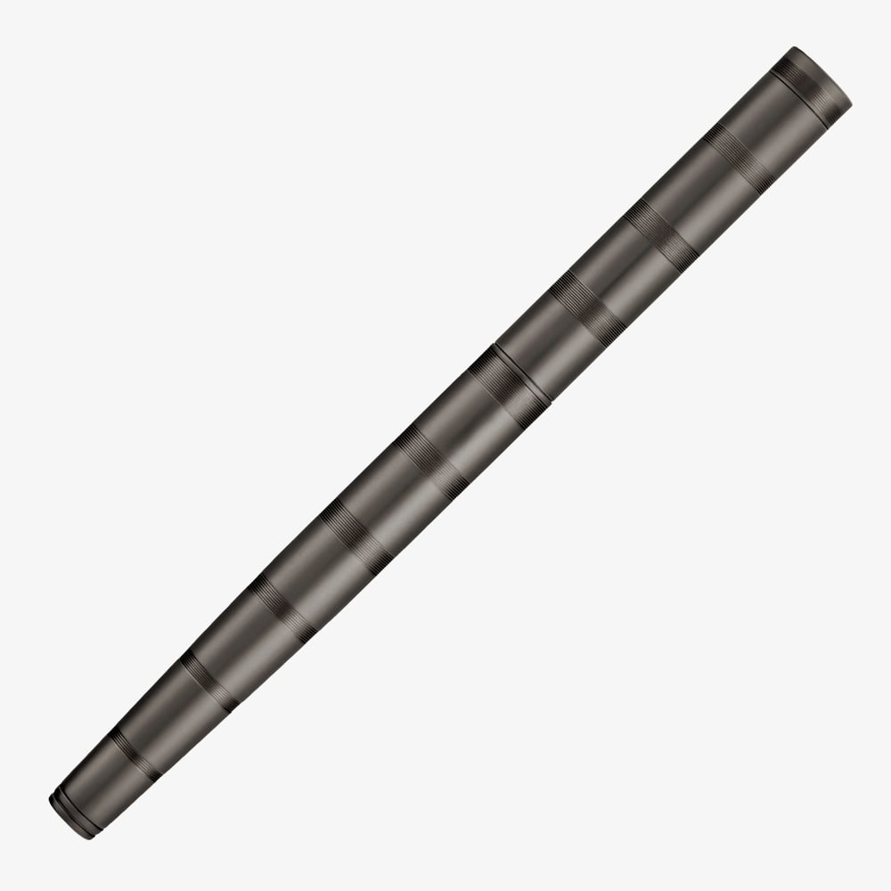 BOSS Loop Stripes Gunmetal Fountain Pen HSH6852D