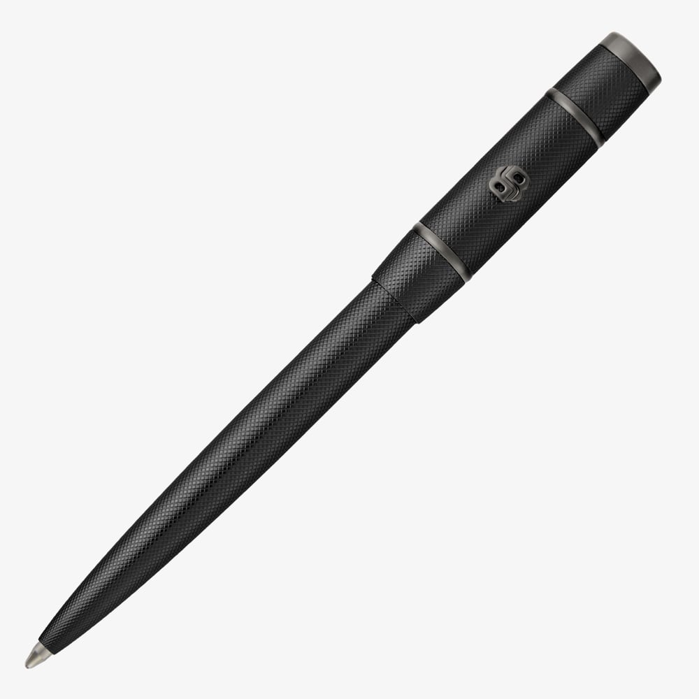 BOSS Rive Varsity Diamond Black Ballpoint Pen HSY6204A