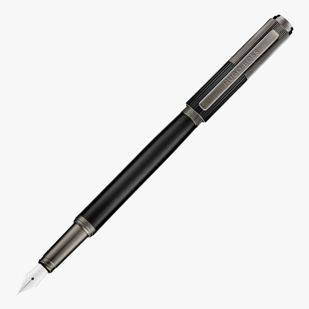 BOSS Striade Black Fountain Pen HSS6562A