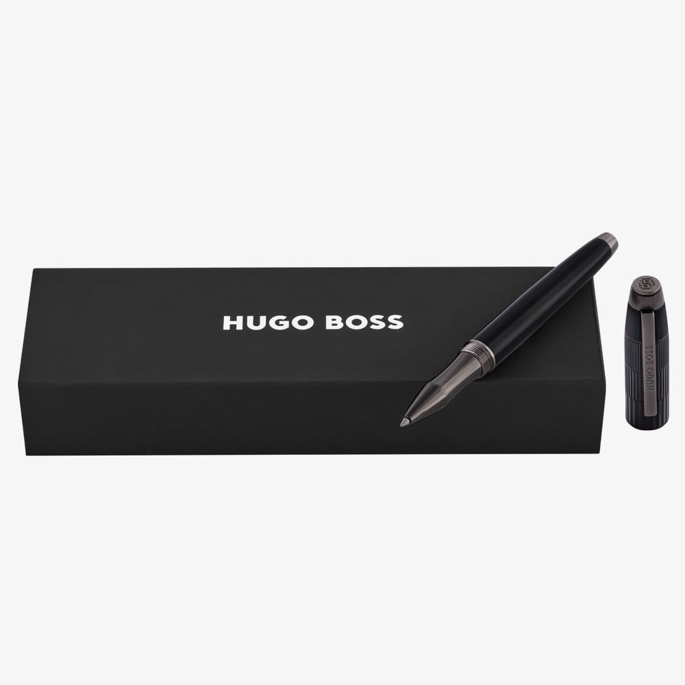 BOSS Striato Black Rollerball Pen HSF6455A