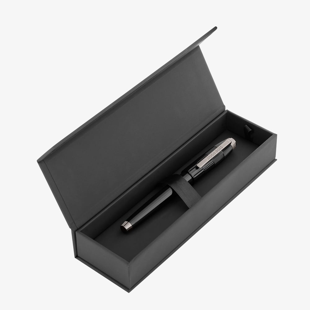 BOSS Striato Black Rollerball Pen HSF6455A
