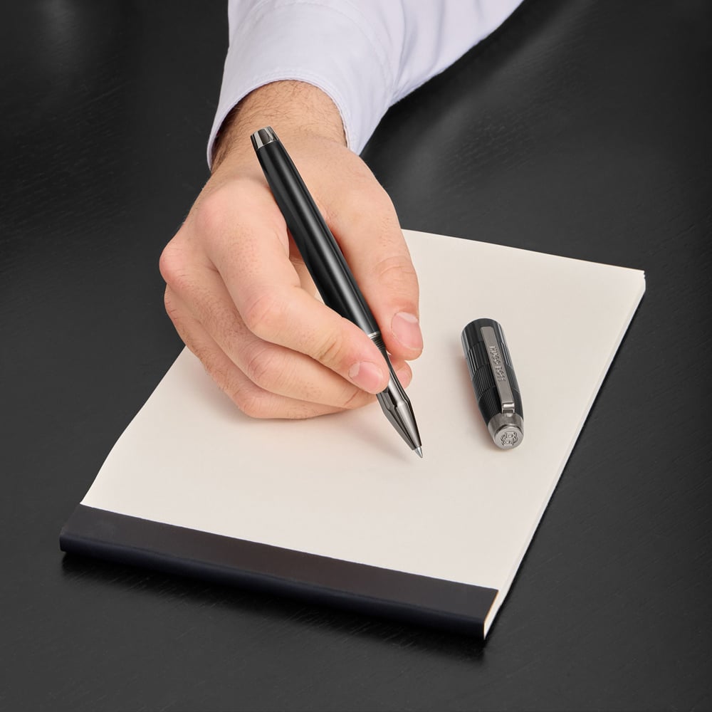 BOSS Striato Black Rollerball Pen HSF6455A