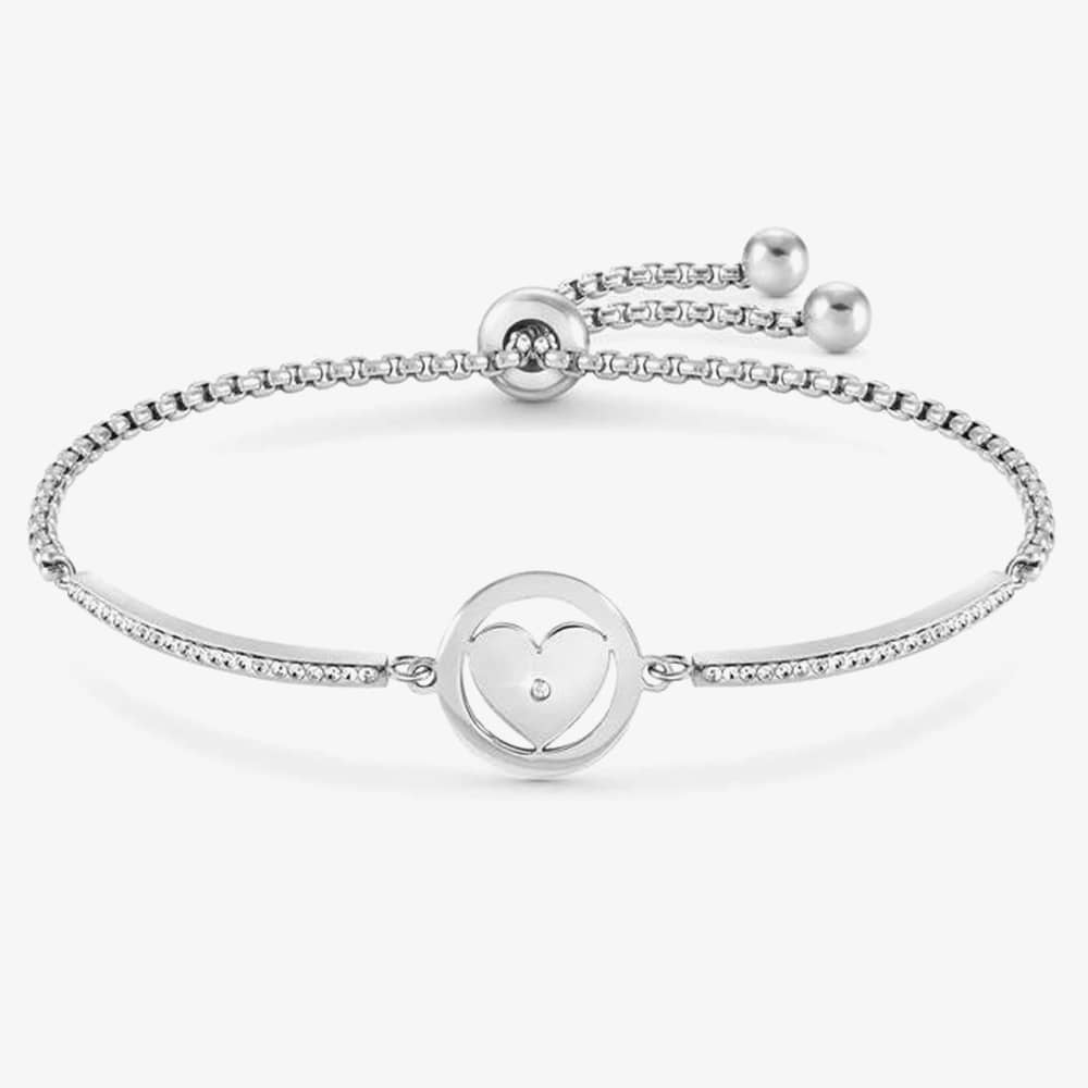 Nomination Limited Edition Silver Milleluci Heart Bracelet - Adjustable