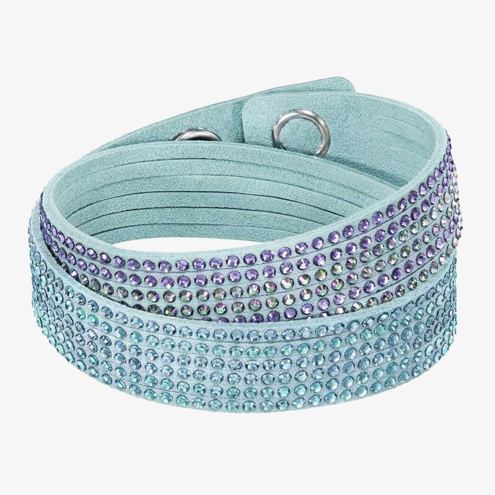 Swarovski Slake 2in1 Light Blue Wrap Bracelet 5297358
