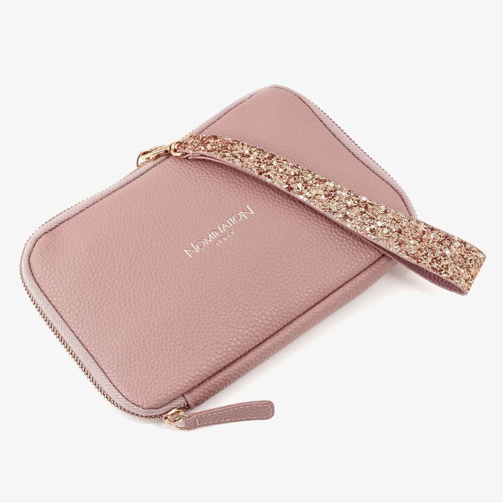Nomination Pink Zip Clutch Bag