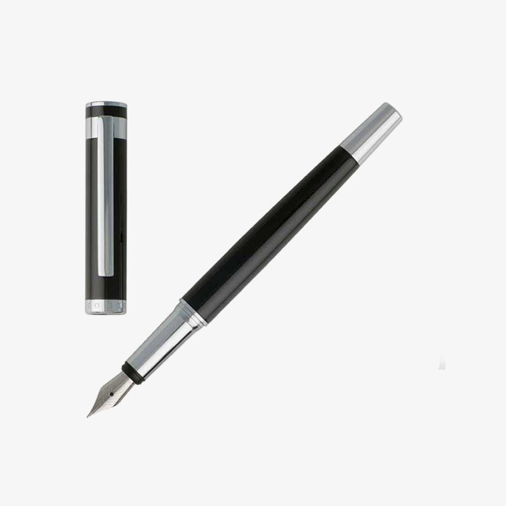 BOSS Caption Black Fountain Pen HST7252