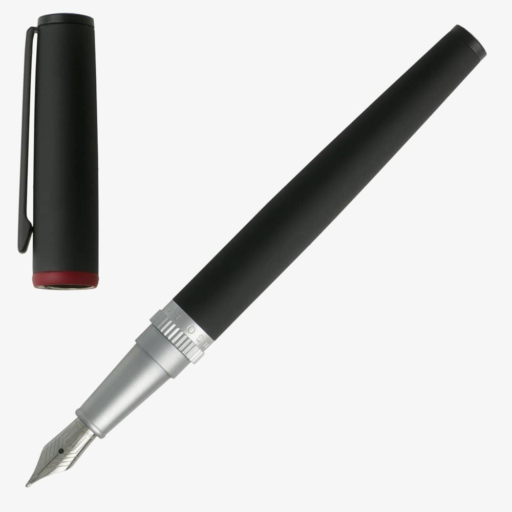 BOSS Gear Black Fountain Pen HSG8022A