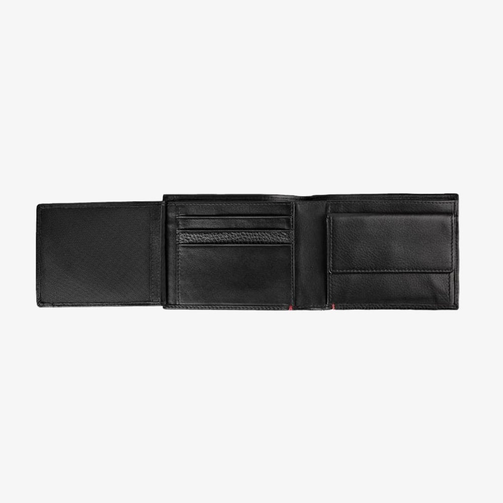 Zippo Black Nappa Leather Tri-Fold Wallet 2006023