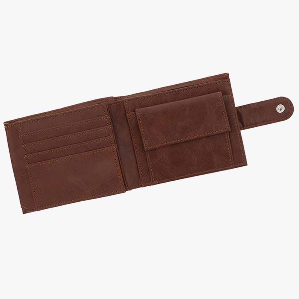 Equilibrium Mens Tan Stylish Modern Leather Wallet 349847