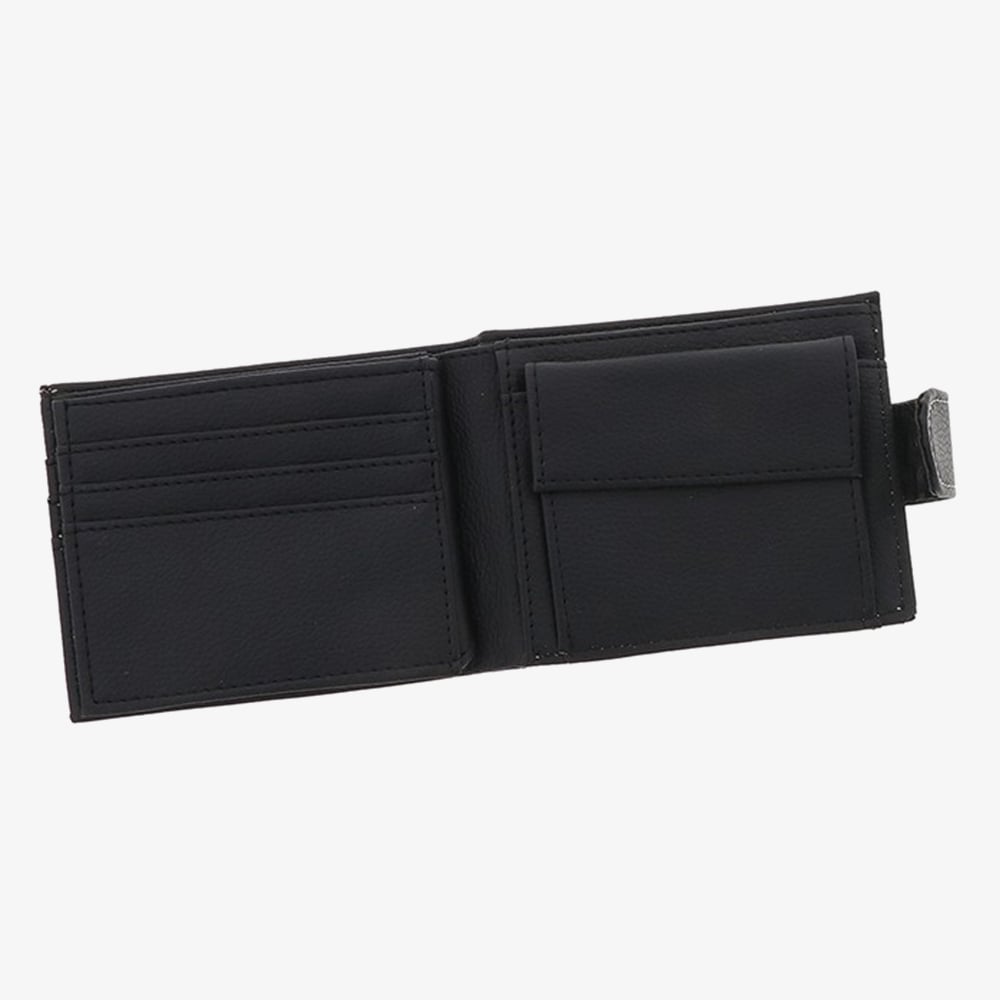 Equilibrium Mens Black Stitched Wallet 59770
