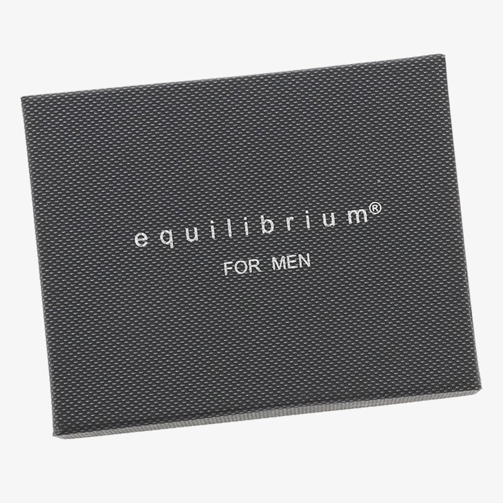 Equilibrium Mens Black Stitched Wallet 59770