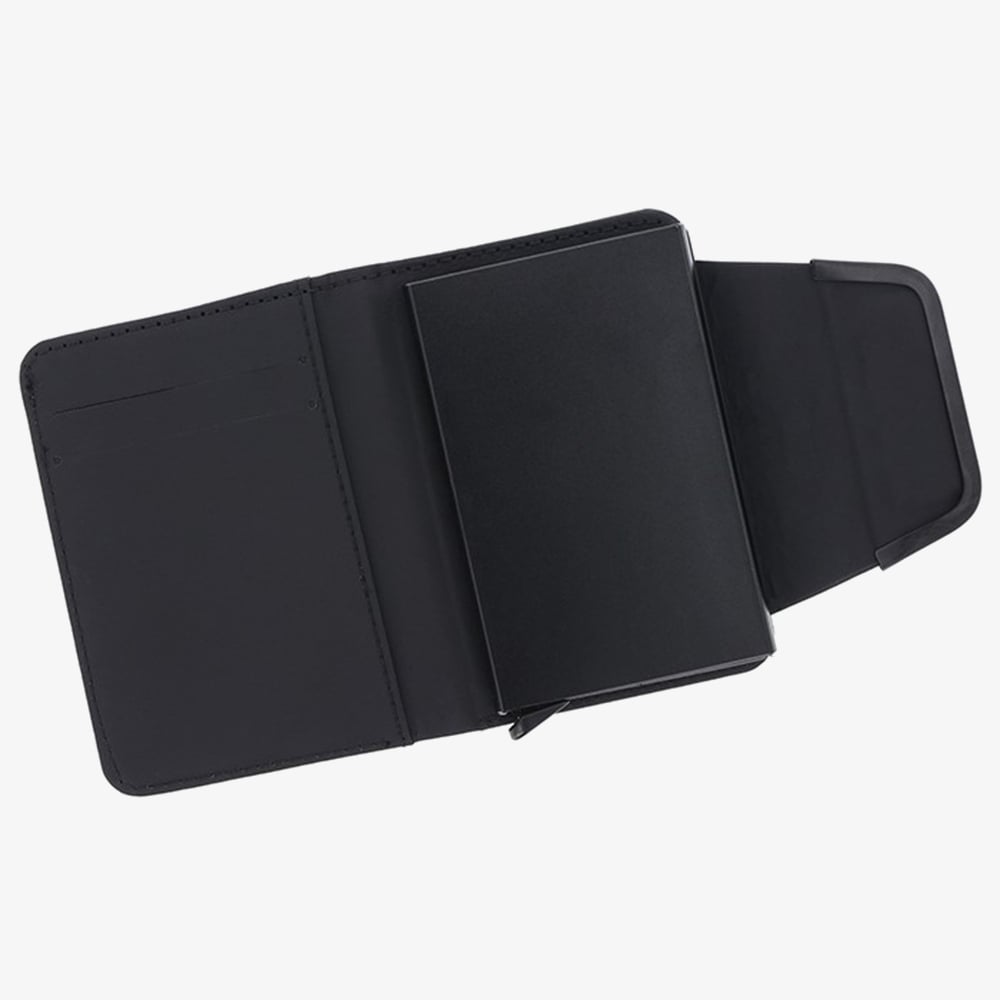 Equilibrium Mens Black Magnetic Pop Up Credit Card Holder 359845