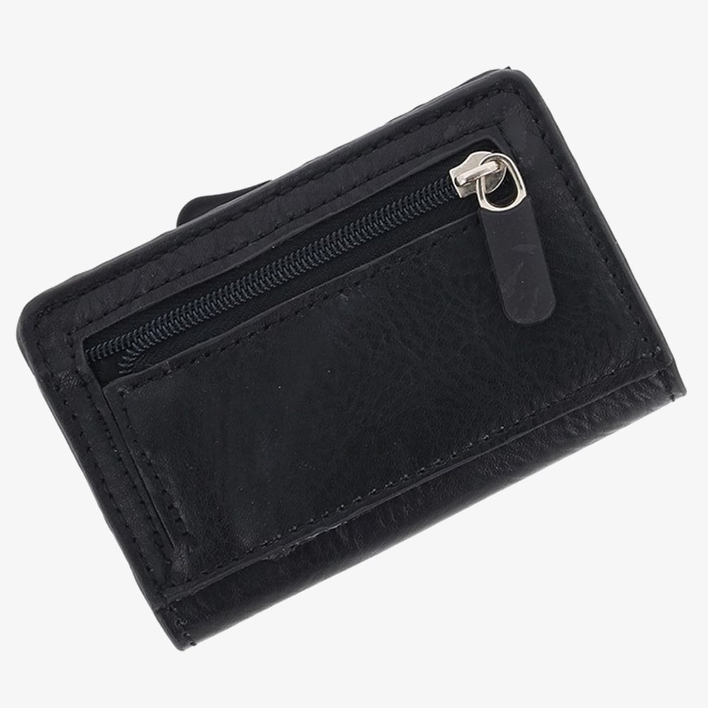 Equilibrium Mens Black Credit Card Holder & Coin Wallet 339151
