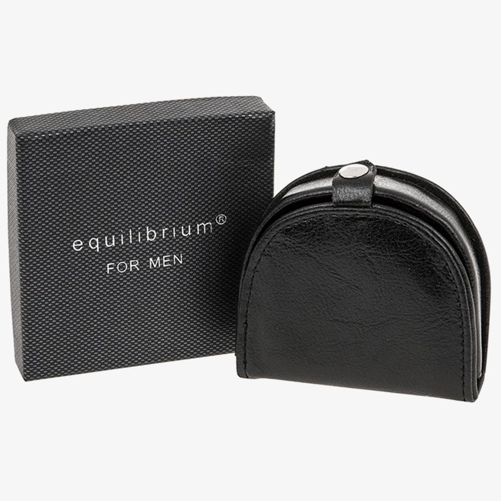 Equilibrium Mens Black Rigid Coin Purse 279150