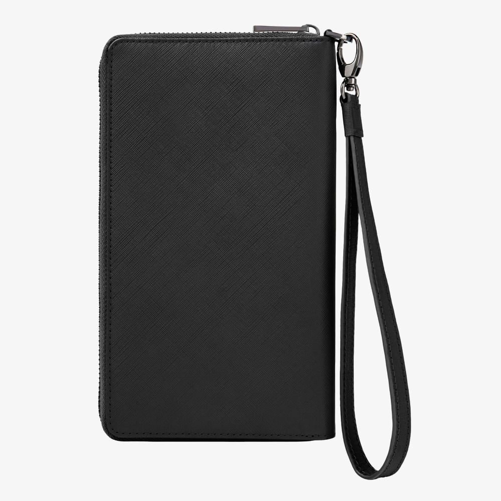 BOSS Double B Saffiano Black Wallet HLL526A