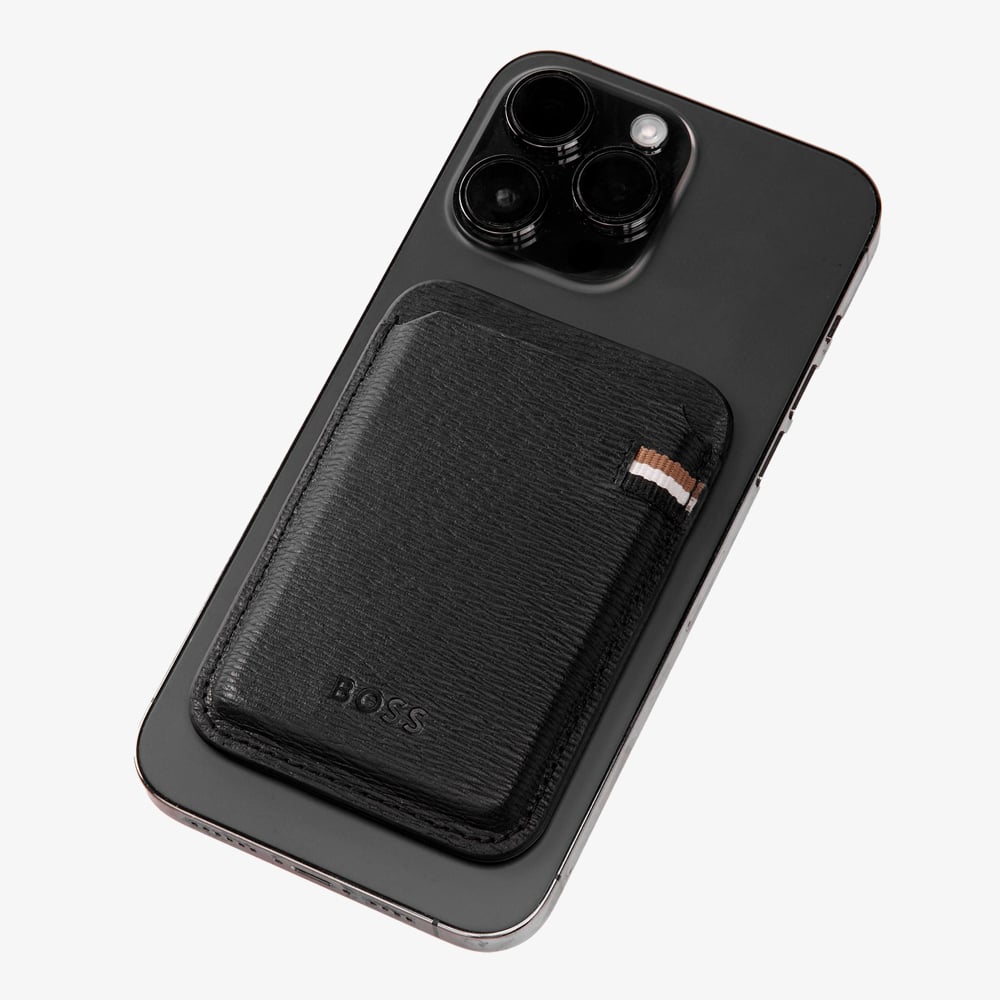 BOSS Iconic Black Magnetic Phone Wallet HLJ421A