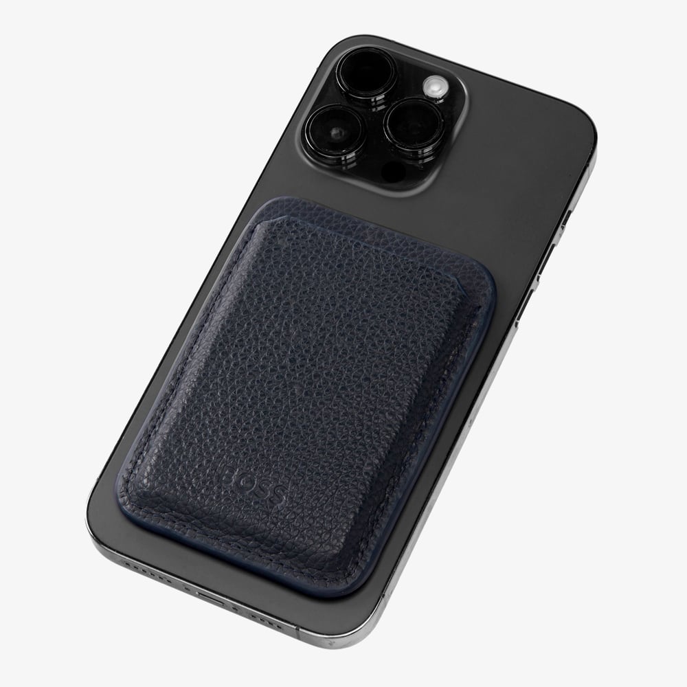 BOSS Classic Navy Magnetic Phone Wallet HLJ416N