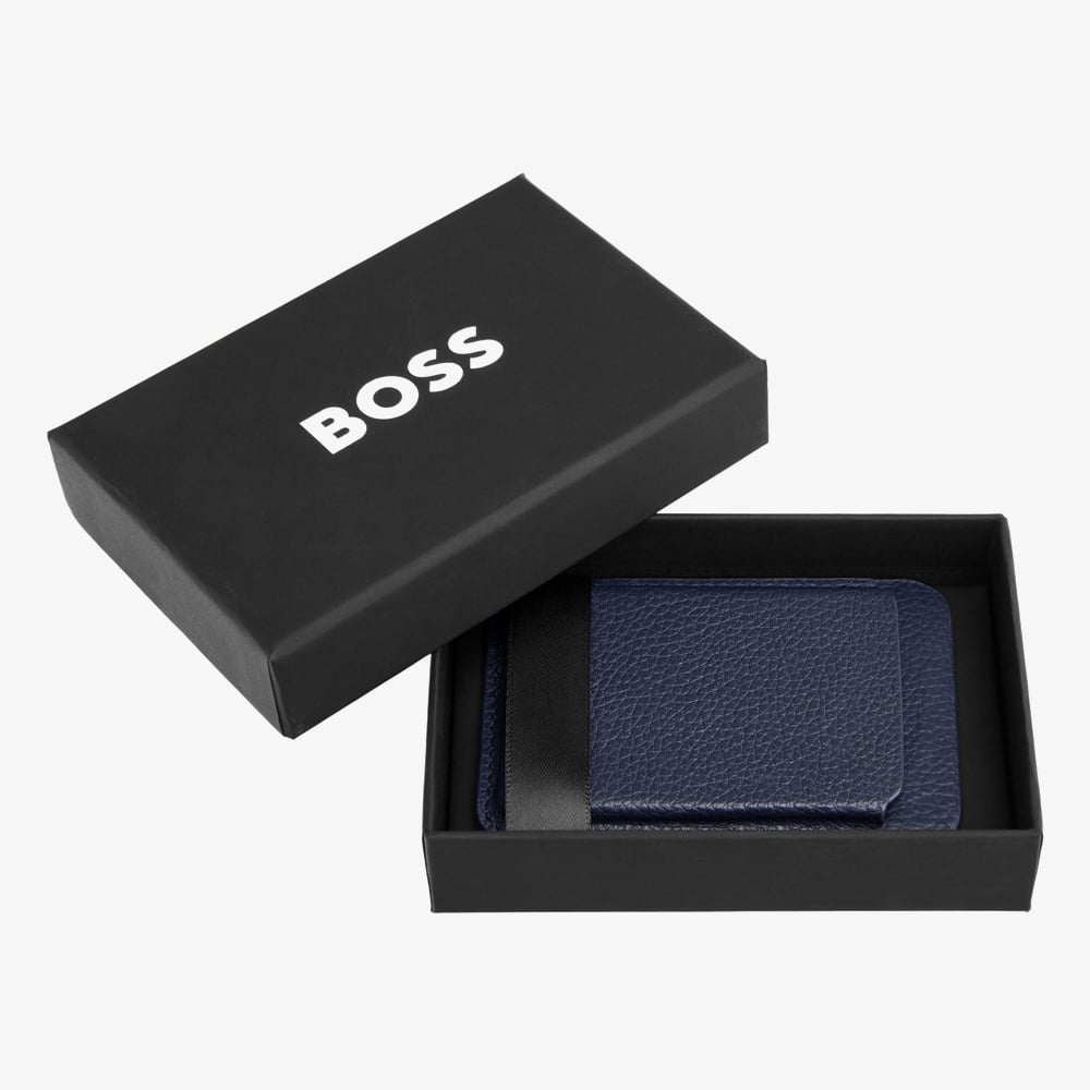 BOSS Classic Navy Magnetic Phone Wallet HLJ416N
