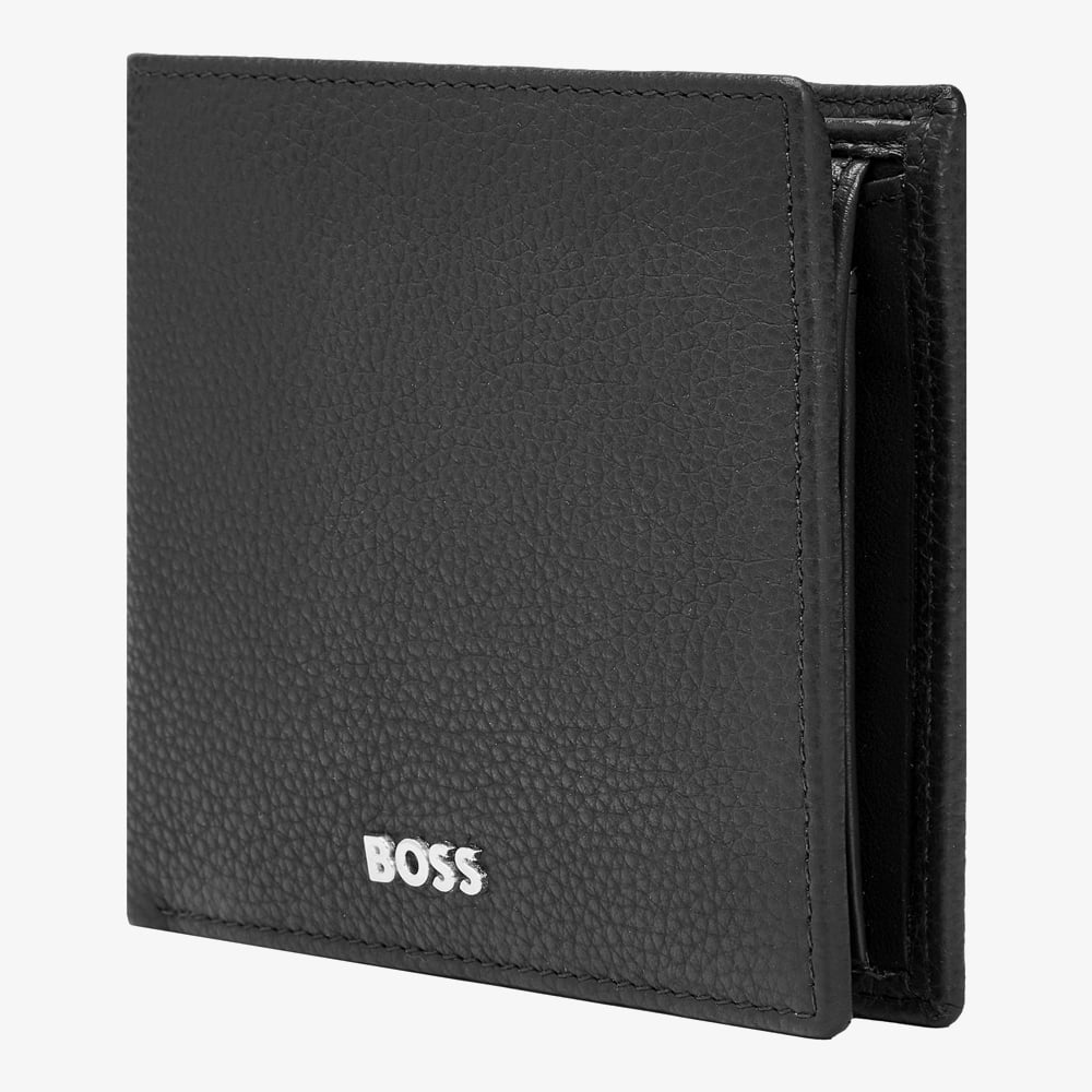 BOSS Classic Grained Black Money Wallet HLM416A