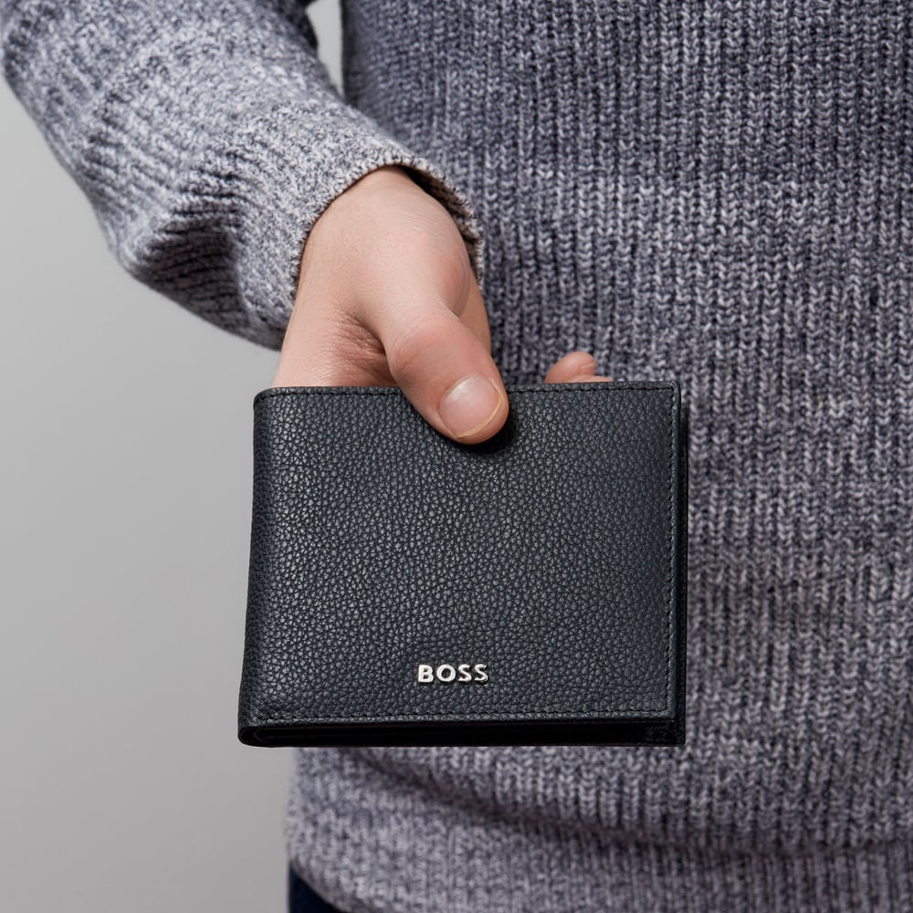 BOSS Classic Grained Black Wallet HLW416A