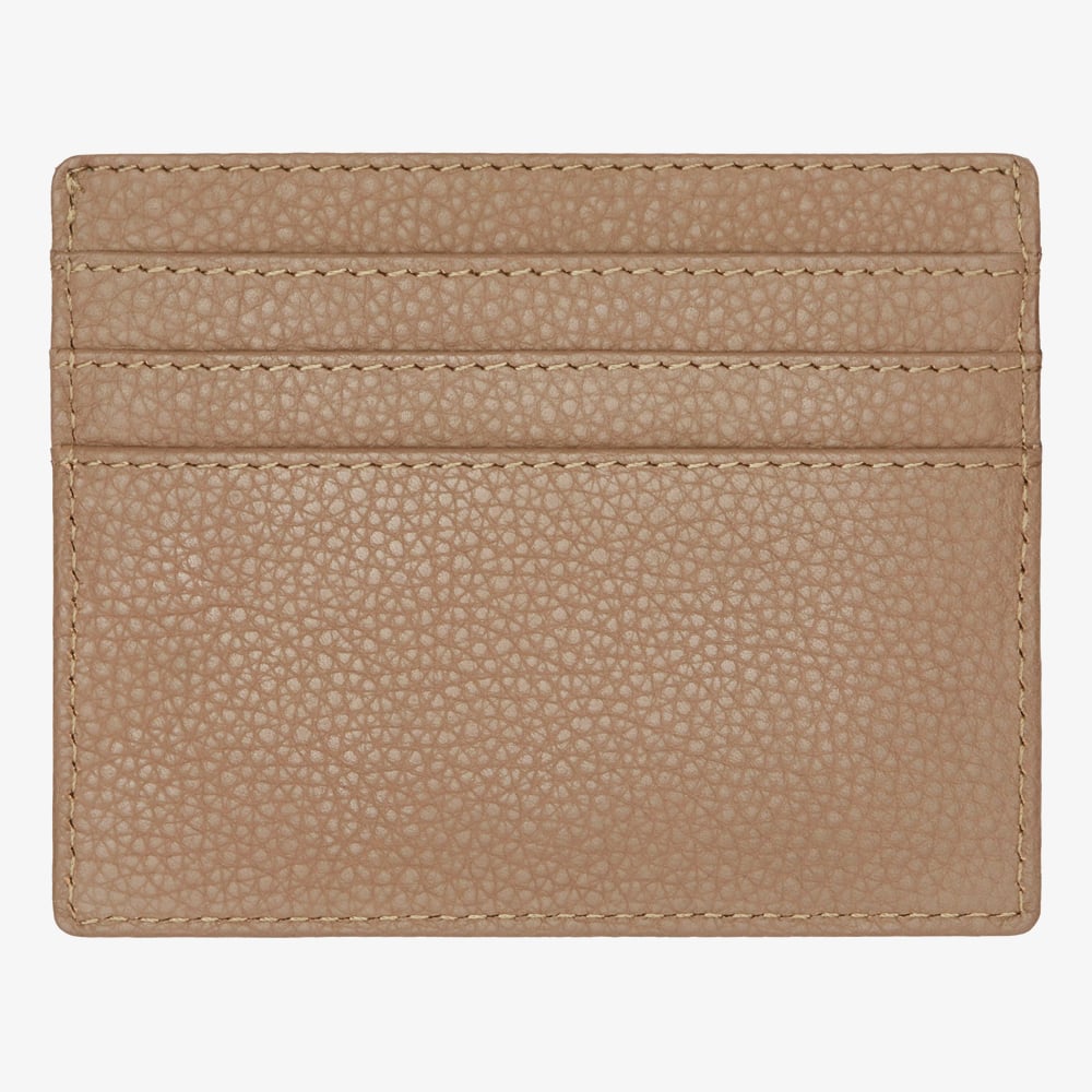 BOSS Classic Grained Camel Card Holder Wallet HLC416X