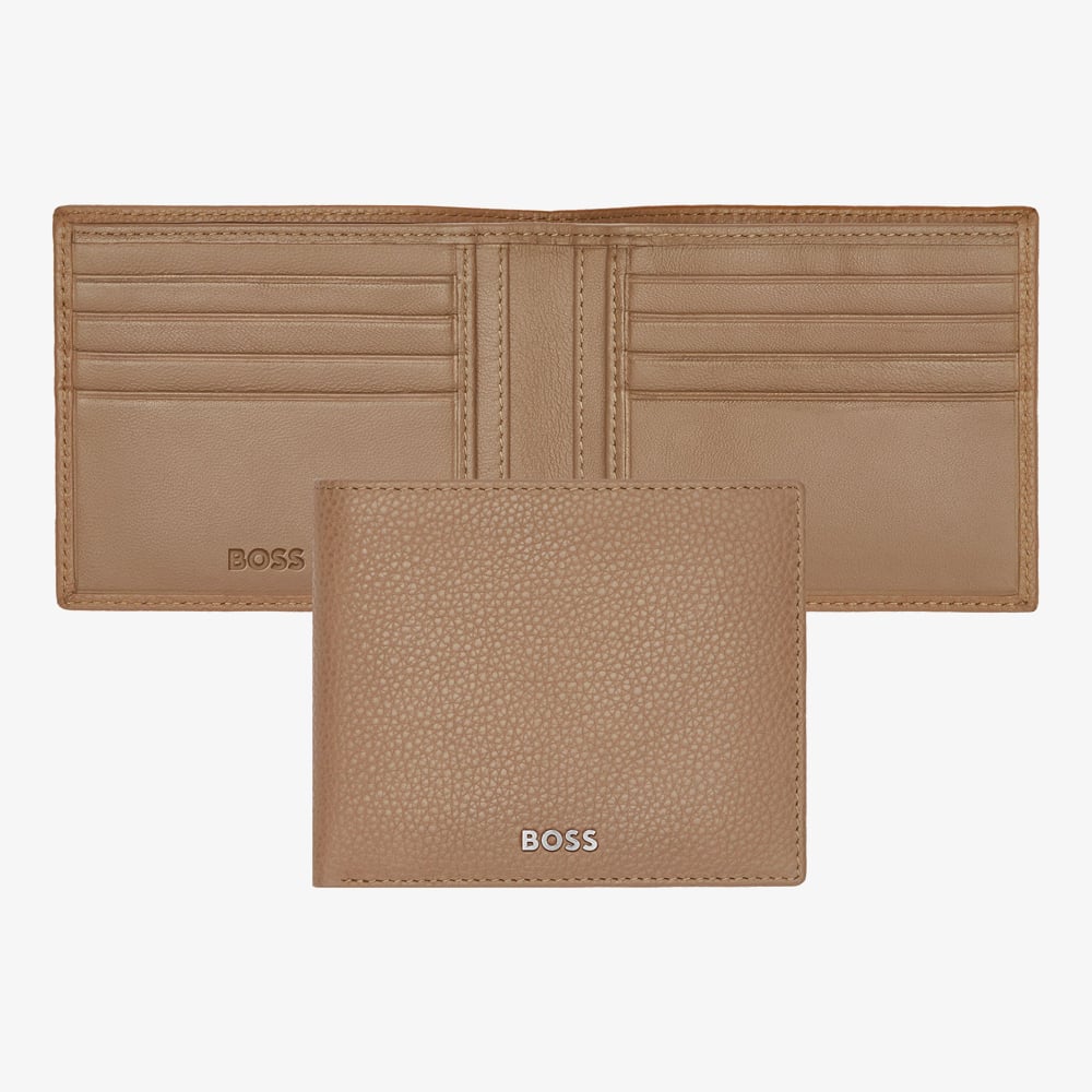 BOSS Classic Grained Camel Wallet Wallet HLW416X